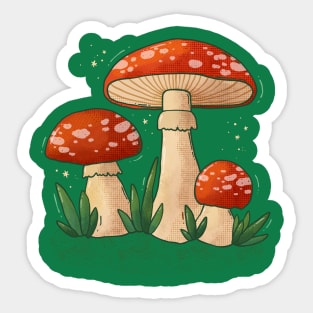 Mushrooms Sticker